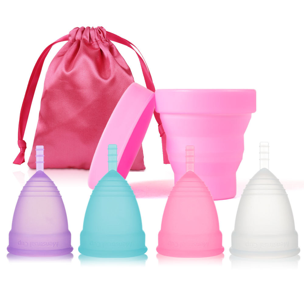 Menstrual Cup Silicone - Новая медицинская силиконовая менструальная чаша стерилизатор