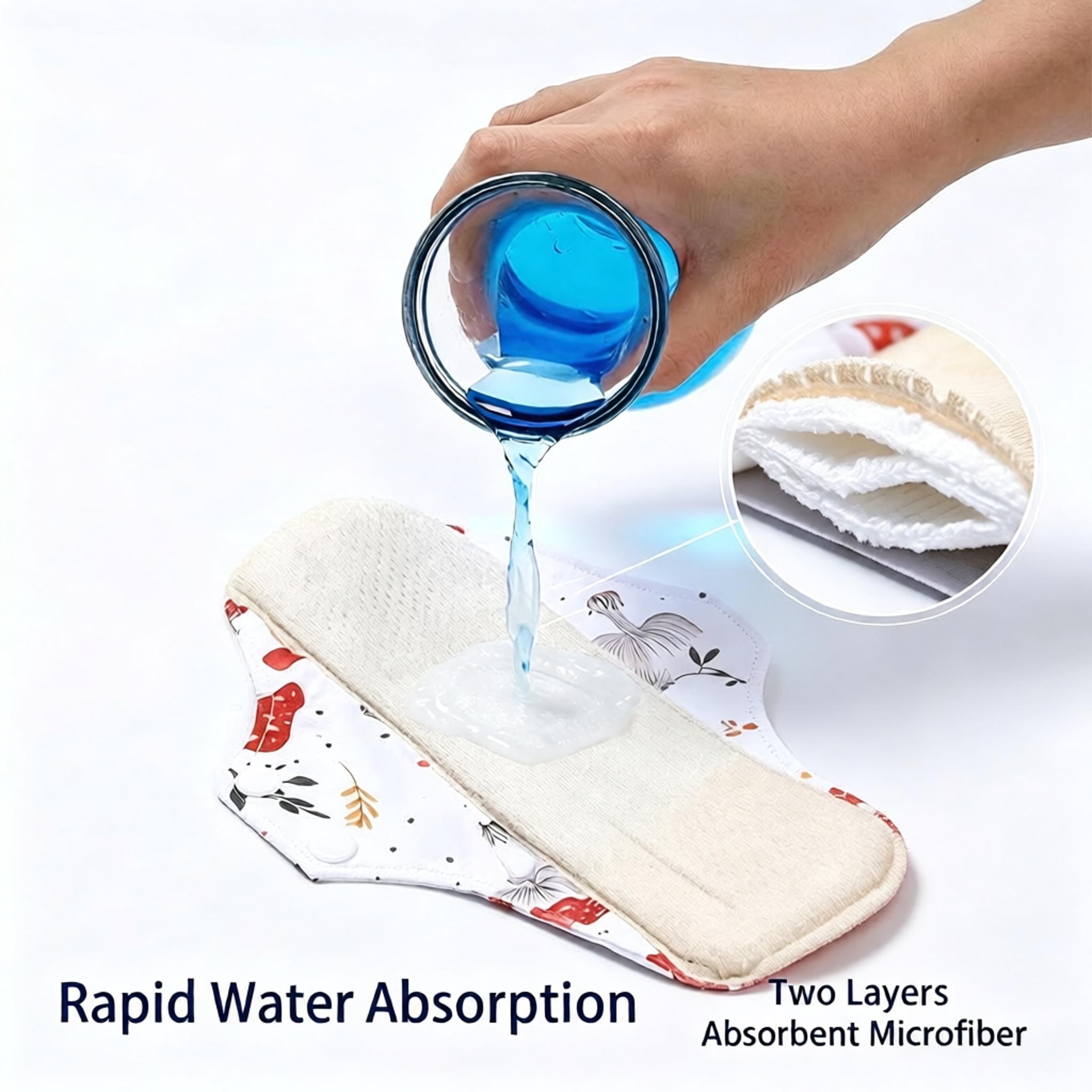 Cloth Pad Reusable - Набор из 5 штук многоразовых менструальных