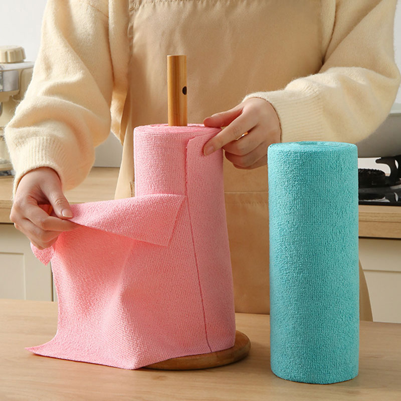 Cloth Pad Reusable - 20 шт./рулон, рулонные салфетки из микрофибры,