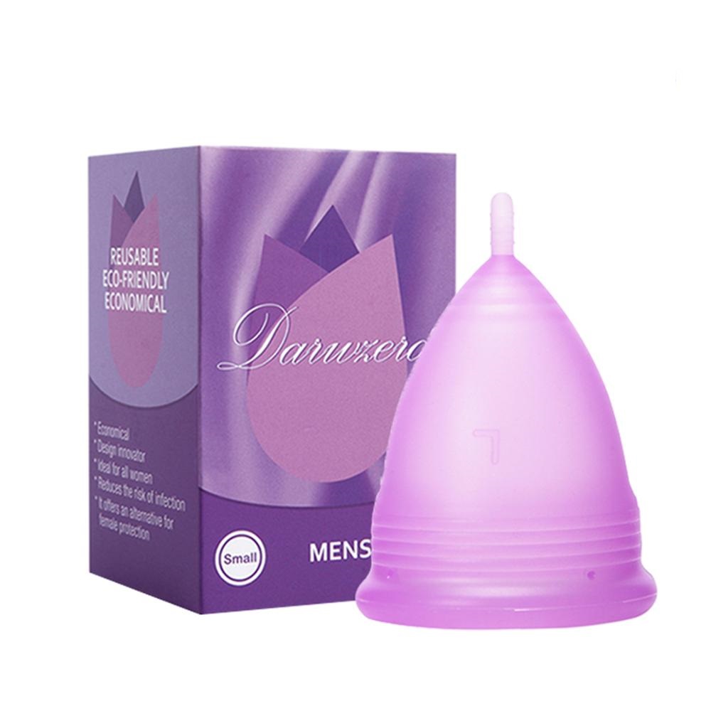 Menstrual Cup Silicone - 2 шт., медицинская силиконовая менструальная чаша,