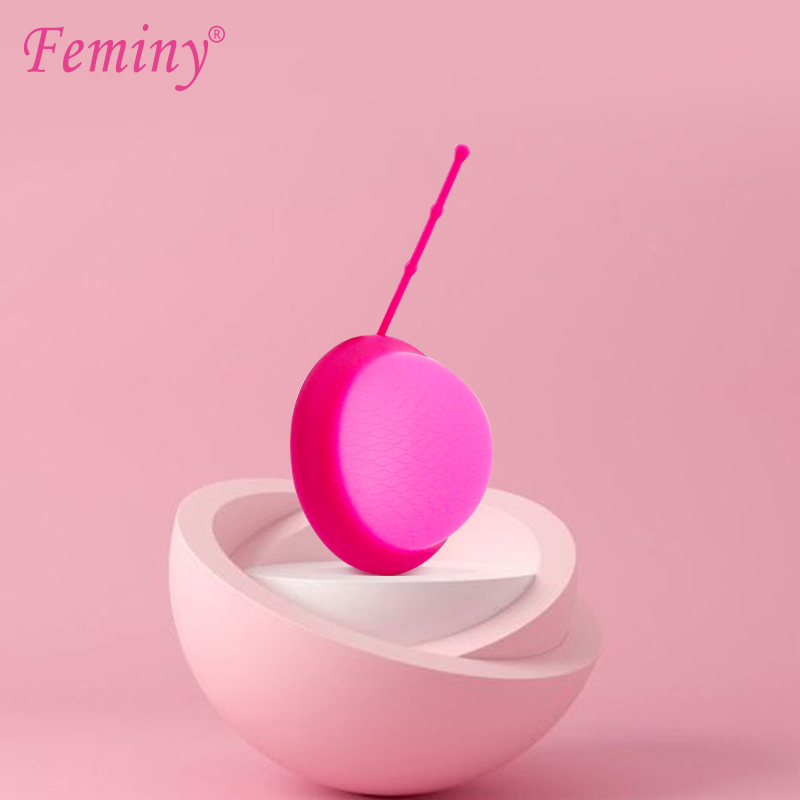 Menstrual Cup Silicone - Женский менструальный диск со съемной веревкой,