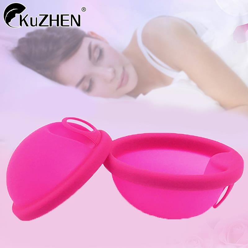 Menstrual Cup Silicone - Диски для менструации плоский дизайн для