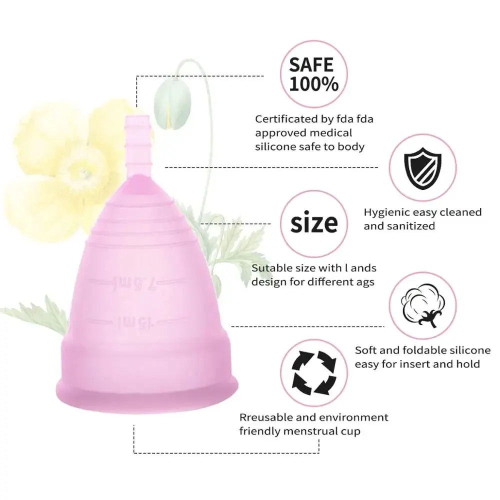 Медицинская многоразовая менст – обзор и цена Menstrual Cup Silicone