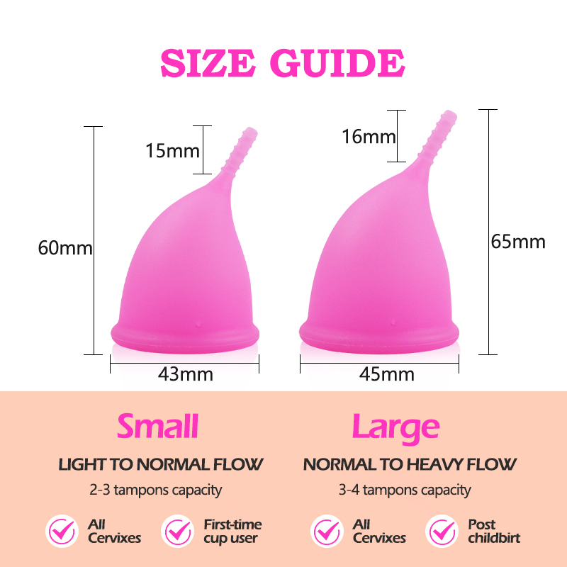 Медицинские силиконовые менстр – обзор и цена Menstrual Cup Silicone