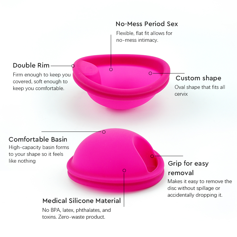 Набор для сбора менструальной  – обзор и цена Menstrual Cup Silicone