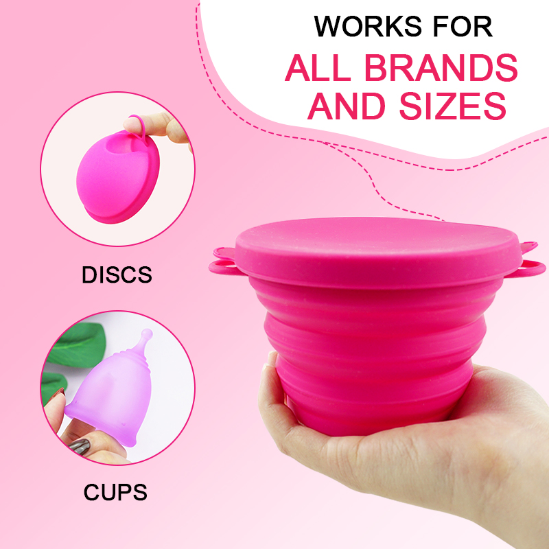 Набор для сбора менструальной  – обзор и цена Menstrual Cup Silicone