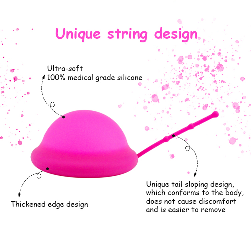 Женский менструальный диск со  – обзор и цена Menstrual Cup Silicone